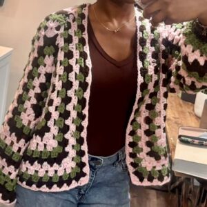 Handmade crochet cardigan
